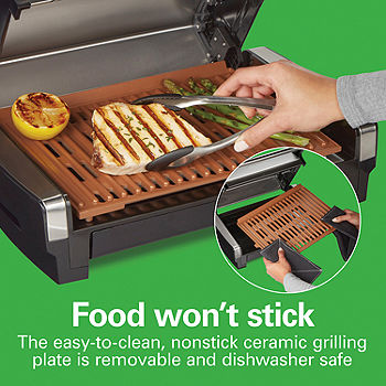 Rapid Grill Series 4-Serving Removable Plate Electric Indoor Grill