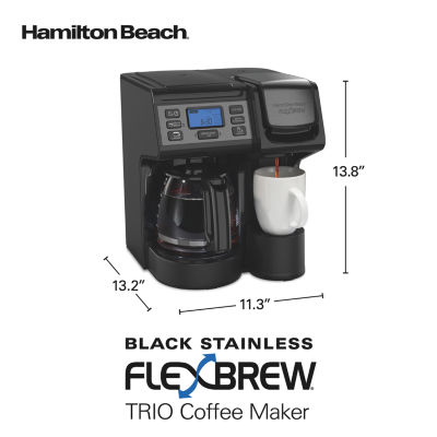 Hamilton Beach 12-Cup Black FrontFill Deluxe Programmable Coffee Maker