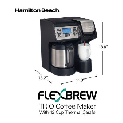 Hamilton Beach Front Fill Deluxe 12 Cup Programmable Coffee Maker