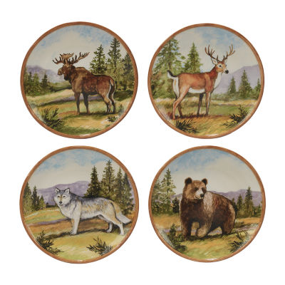 Certified International Mountain Summit 4-pc. Earthenware Dinner Plate