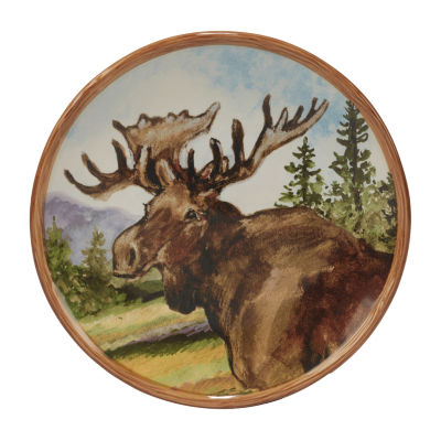 Certified International Mountain Summit 4-pc. Earthenware Dessert Plate