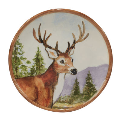 Certified International Mountain Summit 4-pc. Earthenware Dessert Plate