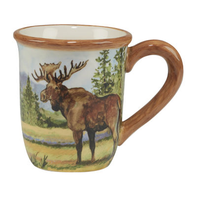 Certified International Mountain Summit 4-pc. Animal Coffee Mug