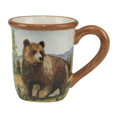 Certified International Mountain Summit 4-pc. Animal Coffee Mug