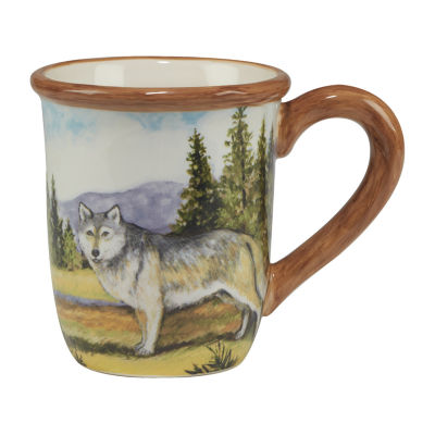 Certified International Mountain Summit 4-pc. Animal Coffee Mug