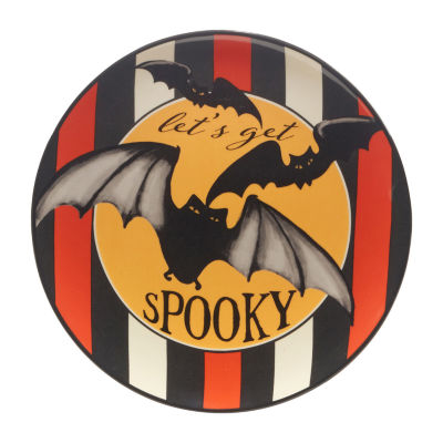 Certified International Spooky Halloween 4-pc. Earthenware Dessert Plate