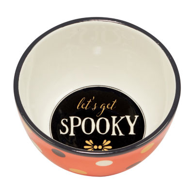 Certified International Spooky Halloween 4-pc. Earthenware Ice Cream Bowl