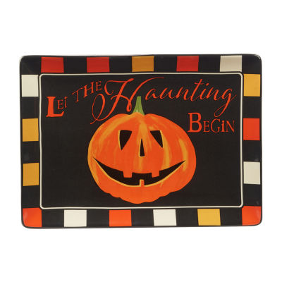 Certified International Spooky Halloween Earthenware Serving Platter