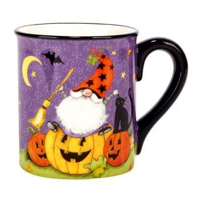 Certified International Halloween Gnomes 4-pc. Coffee Mug