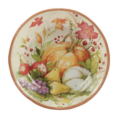 Certified International Harvest Blessings Serving Bowl