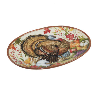 Certified International Harvest Blessings Serving Platter