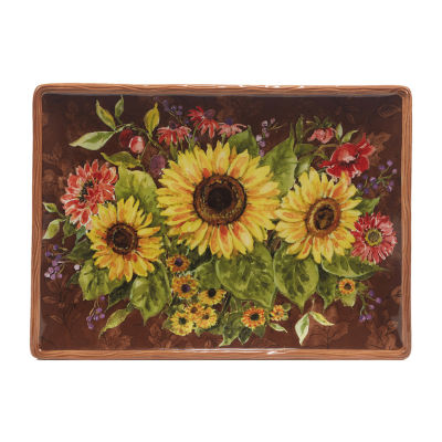 Certified International Harvest Blessings Serving Platter