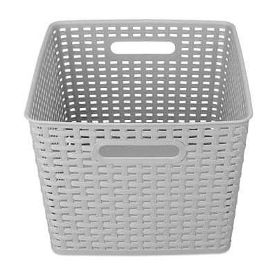 Home Expressions Large Durable Plastic Weave Storage Bin - JCPenney