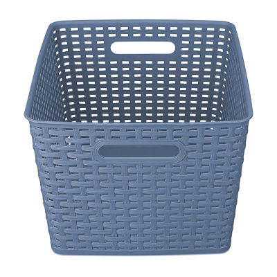 Home Expressions Small Woven Storage Bin, Color: Grey - JCPenney