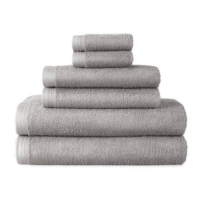 Home Expressions Solid and Stripe Bath Towel