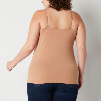 a.n.a-Plus Womens Scoop Neck Camisole