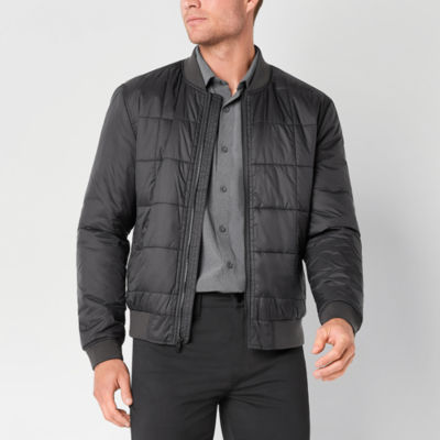 Water-Resistant Zip Bomber Jacket