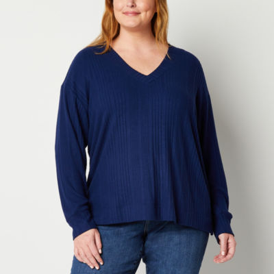 St john's bay v neck clearance sweater