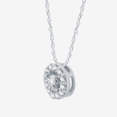 FINE JEWELRY Yes, Please! Womens Lab Created White Sapphire
