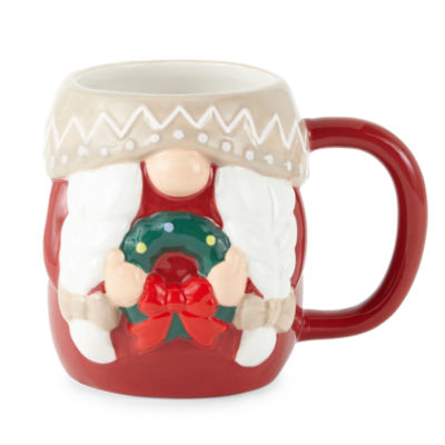 North Pole Trading Co. Holiday Girl Gnome Coffee Mug, Color Red JCPenney
