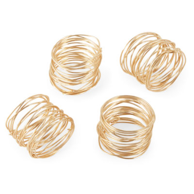 Homewear Harlow 4-pc. Napkin Rings