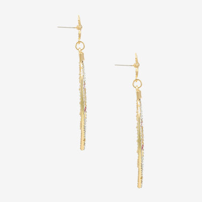 Bijoux Bar Ornament Crystal Drop Earrings