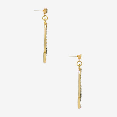 Bijoux Bar Snowglobe Crystal Drop Earrings