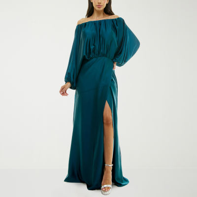 Premier Amour Womens Long Sleeve Evening Gown MainPlace Mall