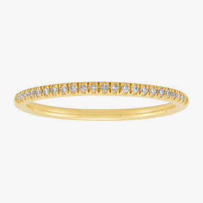 1/ CT. T.W. Natural Diamond 10K Gold Wedding Band