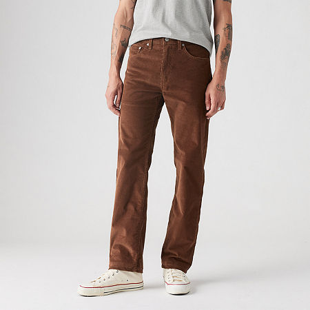 Levi's Men's 505 Regular Fit Corduroy Pant, 38 30, Brown