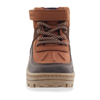 Carter's Little & Big  Boys Cyrus-B Flat Heel Lace Up Boots