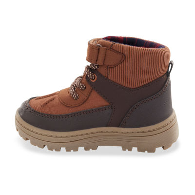 Carter's Little & Big  Boys Cyrus-B Flat Heel Lace Up Boots