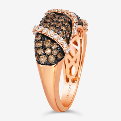 Le Vian® Ring featuring Chocolate Diamonds® Nude Diamonds™ set 14K Strawberry Gold®