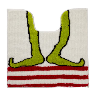 Grinch Festive Mood Contour Bath Rug Set