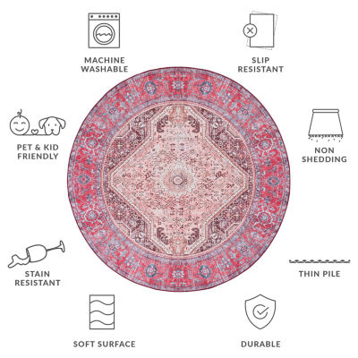 Safavieh Tucson Theo 6'X6' Indoor Round Area Rug