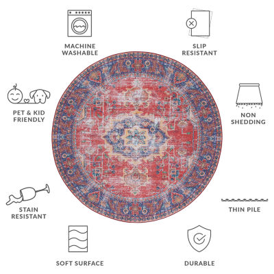 Safavieh Tucson Levi 6'X6' Indoor Round Area Rug