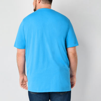 St. John's Bay Super Soft Big and Tall Mens Crew Neck Short Sleeve Moisture Wicking T-Shirt
