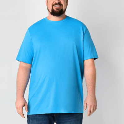 St. John's Bay Super Soft Big and Tall Mens Crew Neck Short Sleeve Moisture Wicking T-Shirt