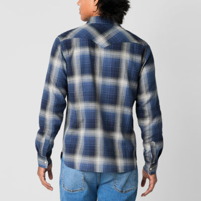 Frye and Co. Mens Regular Fit Long Sleeve Flannel Shirt