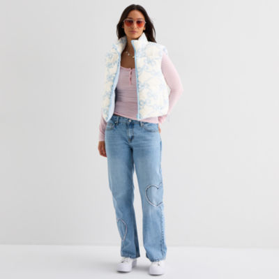 Forever 21 Womens Lightweight Juniors Puffer Vest