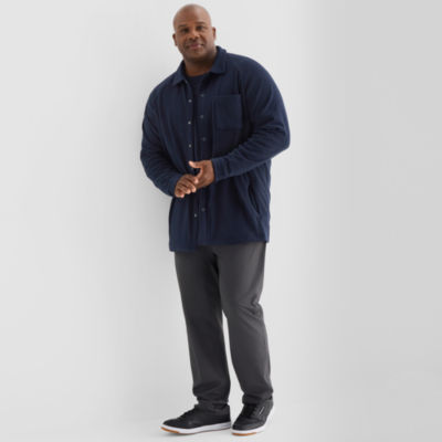 Stylus Raglan Knit Mens Big and Tall Shirt Jacket