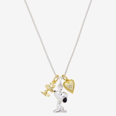 Womens 10K Gold Over Brass Pure Silver Over Brass 18 Inch Cable Chain Necklace