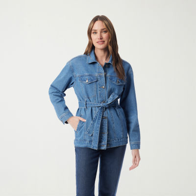 Gloria Vanderbilt Womens Denim Lightweight Jacket