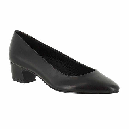  -Easy Street Womens Prim Block Heel Pumps