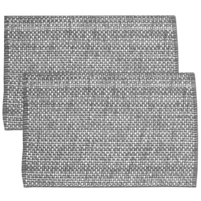 Trends Collection Two Tone 100% Cotton Woven 13" x 19" Placemat