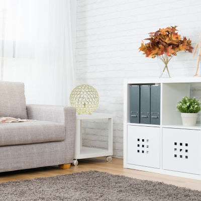 Elegant Designs Elipse 10 Inch Crystal Ball Sequin Metal Table Lamp