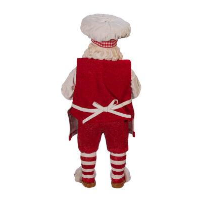 Kurt Adler 11-Inch Fabriché™ Gingerbread Chef Santa Figurine