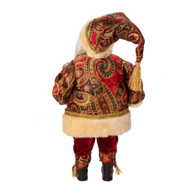 Kurt Adler 18-Inch Kringle Klaus Wine Santa Figurine