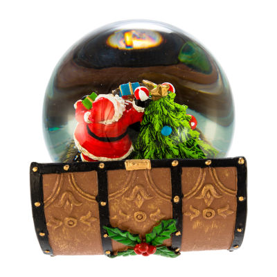 Kurt Adler 100mm Santa Musical Water Globe Snow Globes