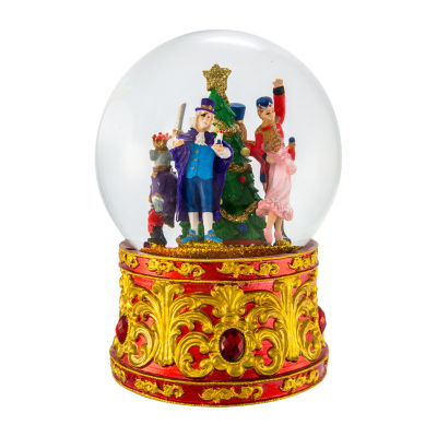 Kurt Adler 120mm Musical Lighted Nutcracker Water Snow Globes